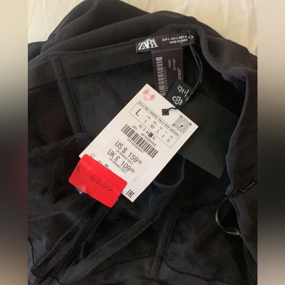 Zara semi-sheer strapless dress 5919/809 - Picture 5 of 8